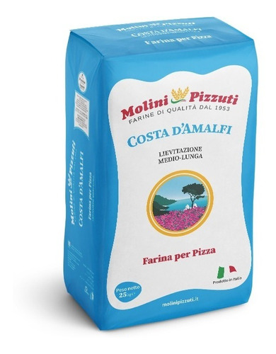 Imagen 1 de 6 de Harina Italiana Para Pizza Costa Damalfi 25 Kg
