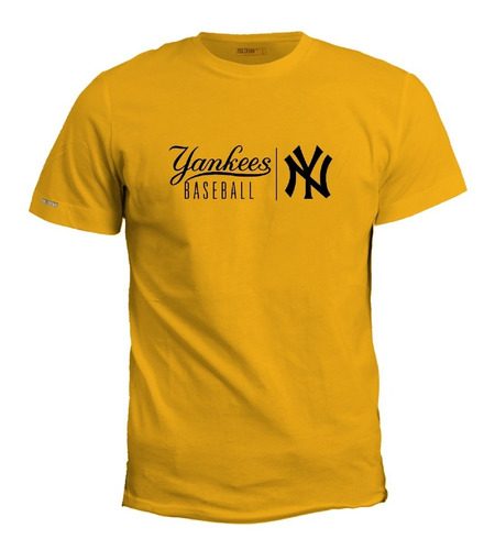 Camiseta Yankees Letras Baseball Horizontal  Ecol