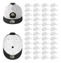 Comprar Soporte Perchero Exhibidor De Gorras 48un Blanc Autoadhesivo