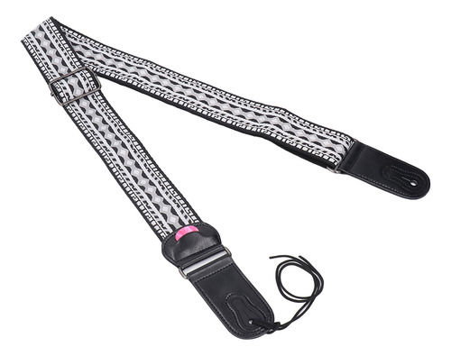 Correa De Algodón Para Guitarra Étnica, 2 Pulgadas, Ensancha