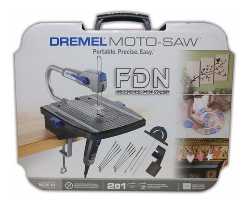 Imagen 6 de 9 de Dremel Moto Saw Ms20 Caladora + Maletin + Acces. - Fdn
