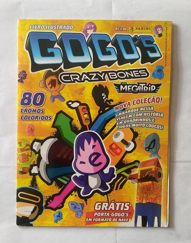 Álbum De Figurinhas Gogo's Crazy Bones Megatrip - Completo