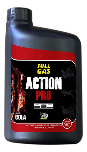 Gel Action Pro Full Gas 600g Sabor Cola