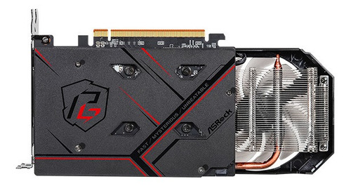 Imagen 3 de 5 de Placa de video AMD ASRock Phantom Gaming Radeon 6500 Series RX 6500 XT RX6500XT PGD 4GO OC Edition 4GB