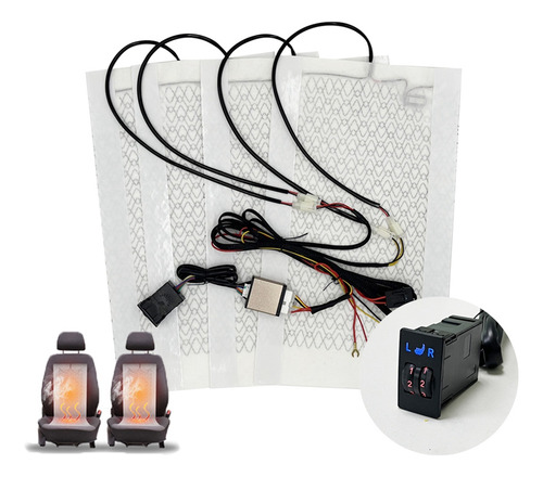 Para Kit De Aquecedor De Carro Embutido Universal Para 2