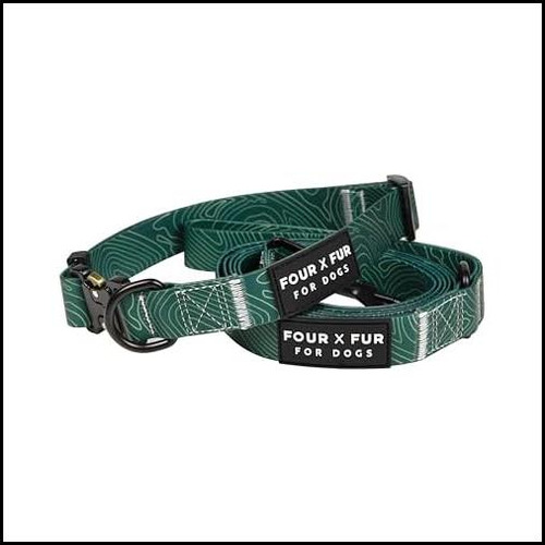 Cuatro X Collar De Perro Impermeable De Piel, Hebilla De De