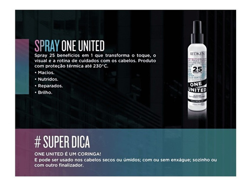 Imagem 3 de 5 de Redken One United 25 Benefits - Leave-in 30ml