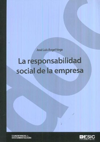 Libro La Responsabilidad Social De La Empresa De José Luis A