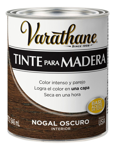 Tinte Para Madera Varathane Color Clásico Seca En 1 H 946 Ml