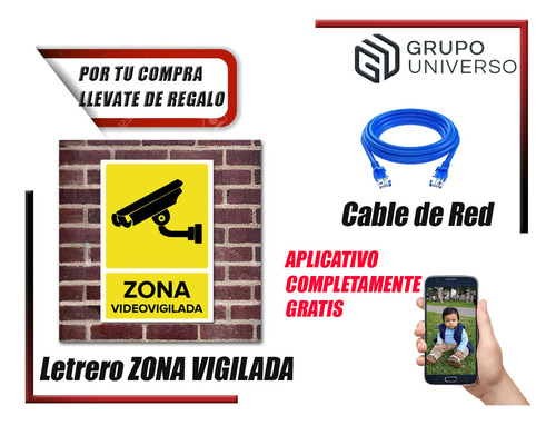 Cámaras Seguridad Dahua Kit 4 Full Hd 02 Cámaras Audio 2tb