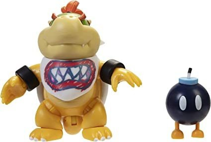 World Of Nintendo - Figura De Acción Bowser Jr. Con Babero