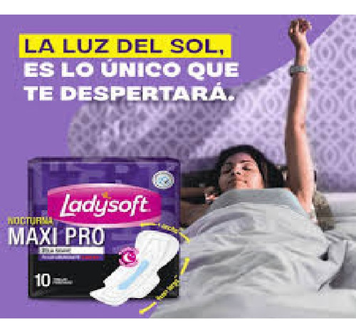 Toallas Fem Ladysoft Nocturna Ultradelgada Con Alas 14uni
