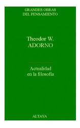 Libro Actualidad De La Filosofia Introduccion De Antonio Agu