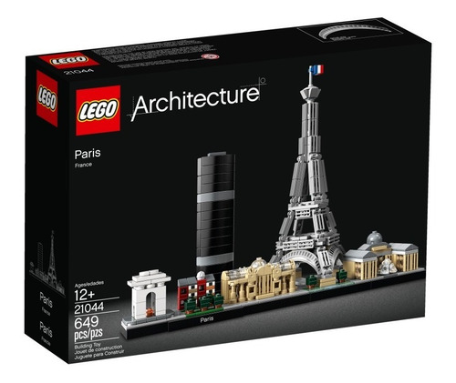 Imagem 1 de 5 de Lego Architecture - Paris - 649 Peças - 21044