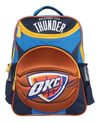 Mochila Infantil 3d Bola Oklahoma City Thunders