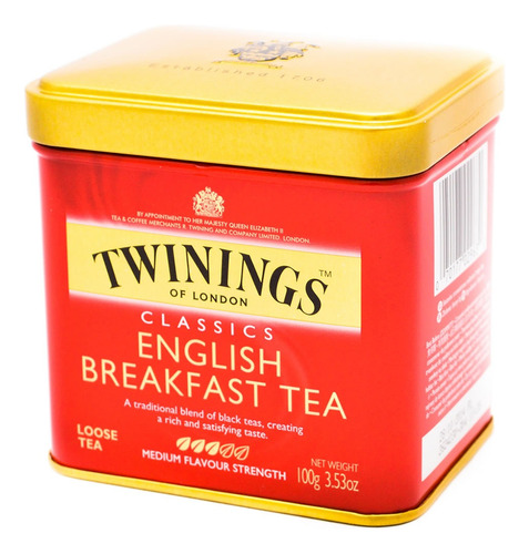 Lata De Te En Hebras Twinings English Breakfast 100grs