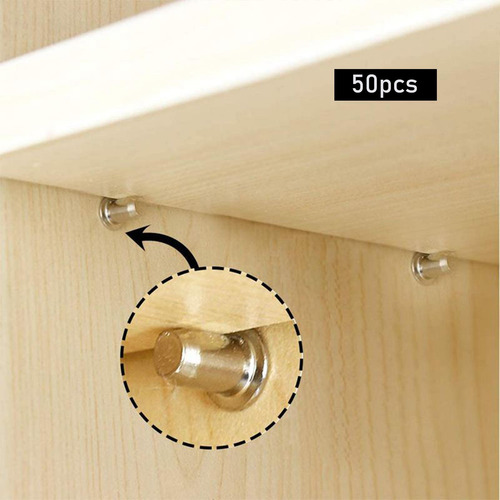 Clavijas De Soporte Para Estante, 50 Clavijas Para Estante,
