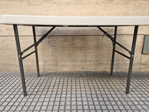 Mesa Plegable Exterior Interior Duna Camping Auxiliar Blanco (Usado)