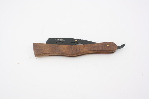 Imagen 2 de 3 de Porta Navaja Para Barbero Peluquero Mango Madera