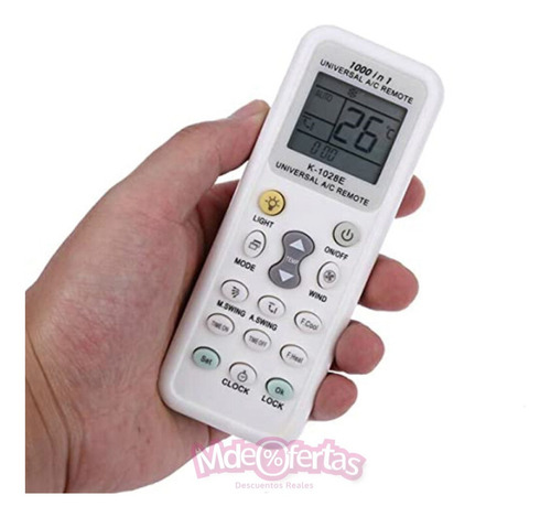 Imagen 3 de 6 de Control Remoto Universal Aire Acondicionado