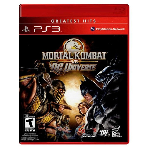 Mortal Kombat Vs Dc Universe Ps3 - Mídia Física