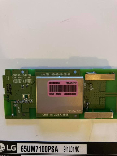 Modulo Wifi Bluetooth Lgsbwac92 Para LG 65um7100psa 65um7100 (Usado)