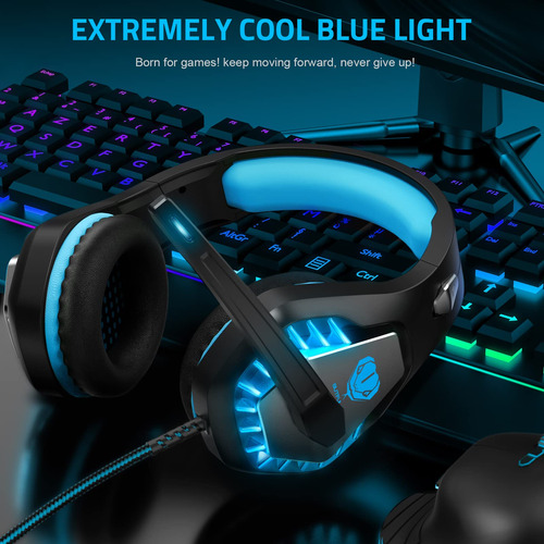 Gaming Headset Pacrate Gh-1 With Microphone For Pc Ps4 Ps5