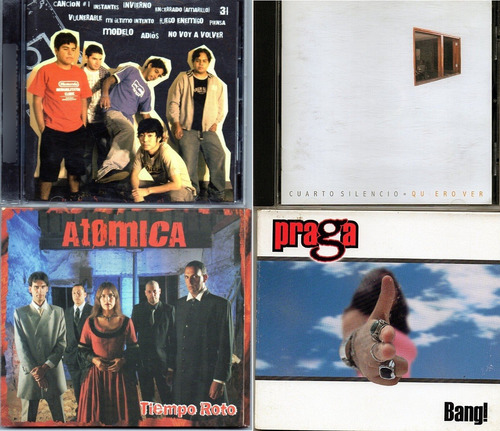 4 Cd Rock Peruano Todos Originales