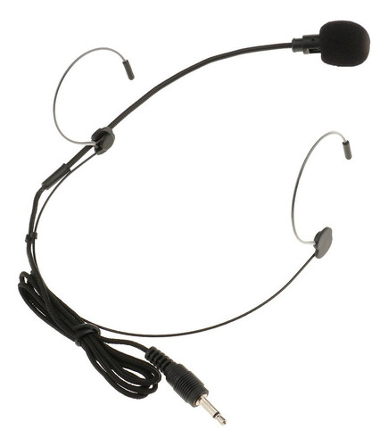 2x Auriculares Con Micrófono Diadema Color Negro Conector