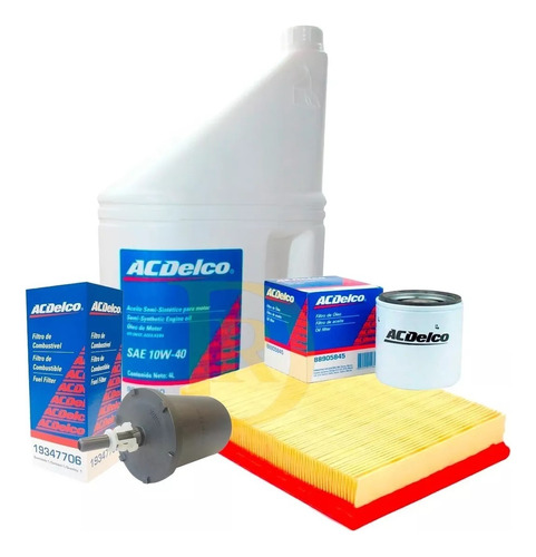 Kit Filtros + Aceite 10w40 Chevrolet  Celta  1.4  8v