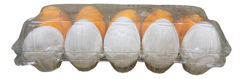 Canasta 10 Huevos Suaves Squishys De Orbis Hidrogel Bolitas