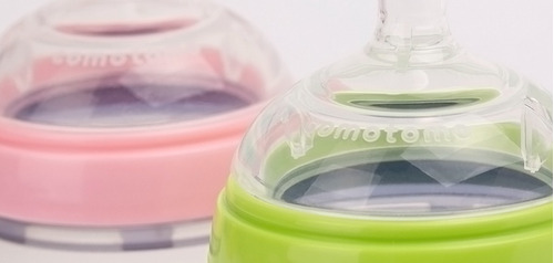 Imagen 1 de 1 de Mamadera Biberon 100% Silicona Comotomo De 150ml Tetina 0-3m