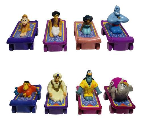 Aladdin Mcdonalds 2004 Colección Completa - 8 Muñecos (Usado)