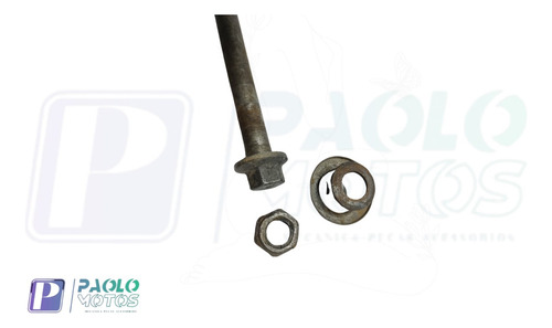 Eixo Da Roda Traseira Dt180 Dt180n Com Buchas E Regulagem