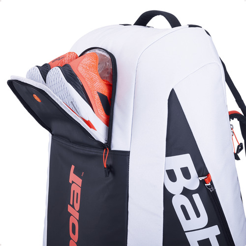 Raqueteira Babolat Pure Strike X12 Branca E Vermelha