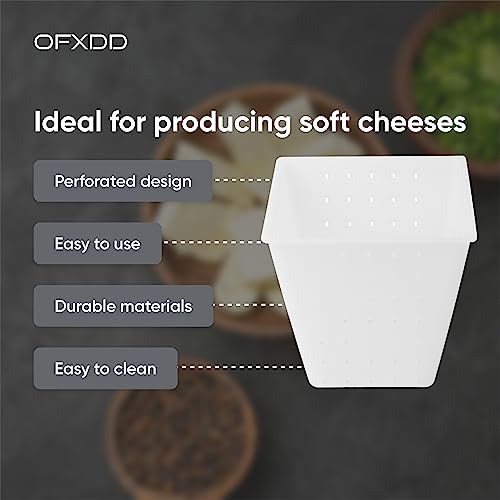 Molde De Queso Para Hacer Queso De 13.33 Oz, Molde Rectangul