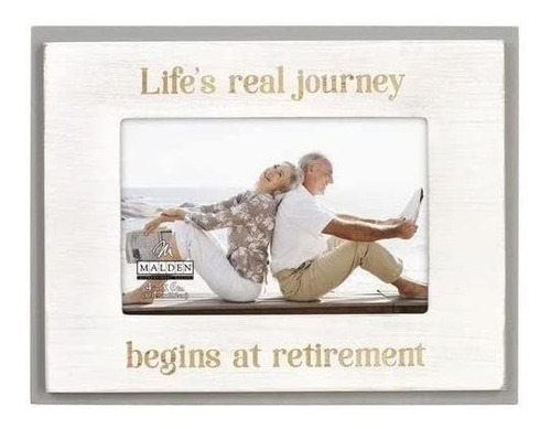 Malden 4x6 Life's Real Journey, Retire Porta Retrato , Beig