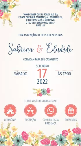 Convite de Casamento Online: Como Criar o Seu Passo a Passo