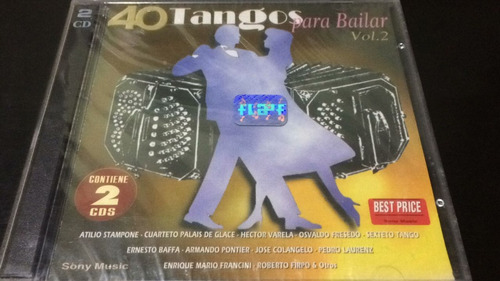 40 Tangos Para Bailar Vol. 2 - 2cd Nuevo Cerrado
