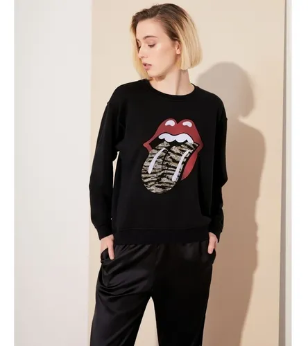 Rolling stones hot sale sequin sweatshirt