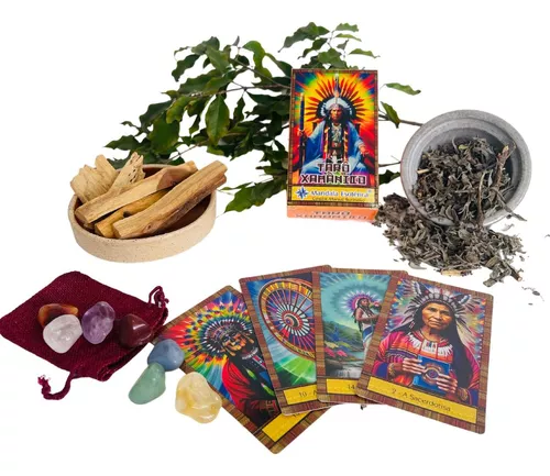 Baralho Tarot Marselha Original 78 Cartas+grátis Kit 7pedras