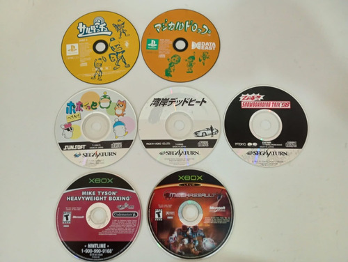 Lote De Jogos De Saturn Ps1 E Xbox Clássico No Estado