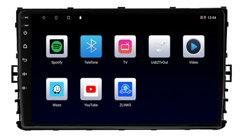 Multimidia Polo 17/23 9p Adak G2 Android 14 Carplay 2gb 64gb