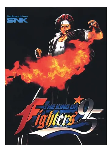 Pôster The King Of Fighters 95 - 50cm X 70cm - Sem Dobras
