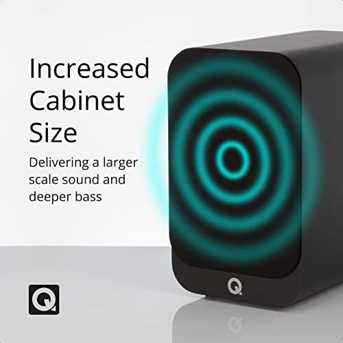 Par De Altavoces De Estantería Q Acoustics 3020i, Color Negr
