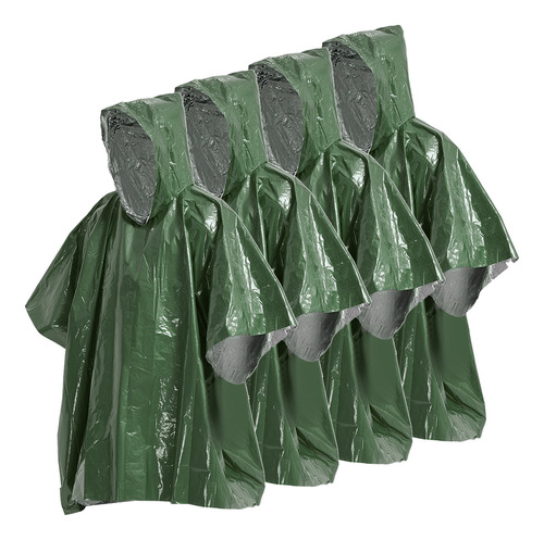 Paquete De Equipo Poncho Poncho Para Lluvia Térmica De Emerg