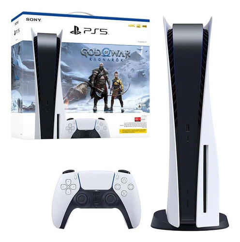 Consola + Juego Descargabl Playstation 5 God Of War Ragnarok