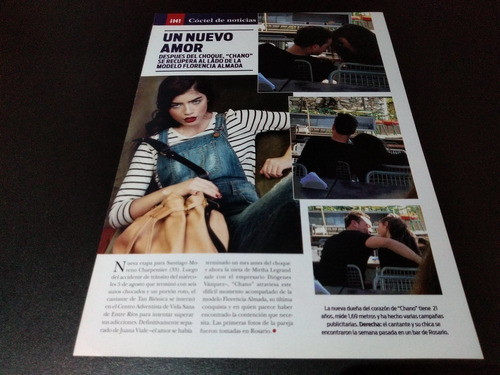 (ak042) Florencia Almada * Clipping Revista 1 Pg (Usado)