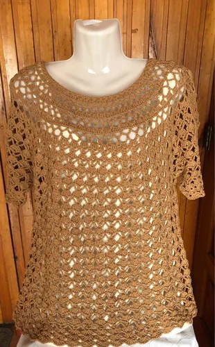 Polera tejida a crochet hotsell