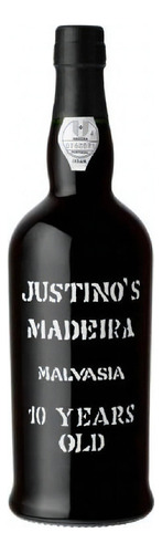 Vinho Justinos Madeira Malvasia 10 Anos Doce 375ml